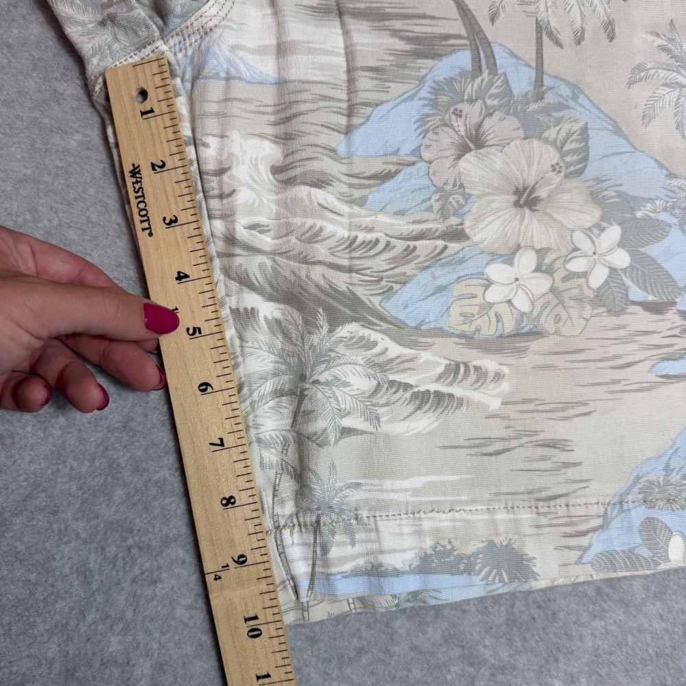 Tori Richard Mens Shorts 38 Hawaiian Tropical Palm Floral Stretch Golf Resort - Picture 11 of 12